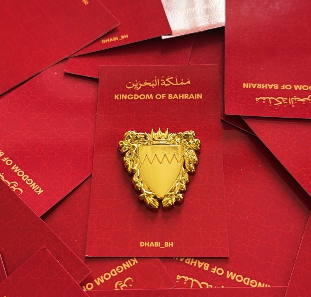 شعار البحرين الإصدار الذهبي Enamel Pin - دبوس معدني فاخر