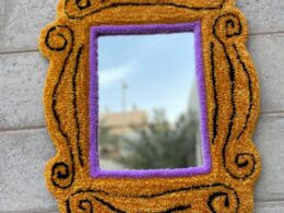 Friends Series Mirror Rug - Central Perk & Peephole Design | Iconic TV Show Decor
